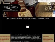 Tablet Screenshot of drumstruck.com.sg